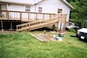 Completed Deck with Wheelchair Ramp